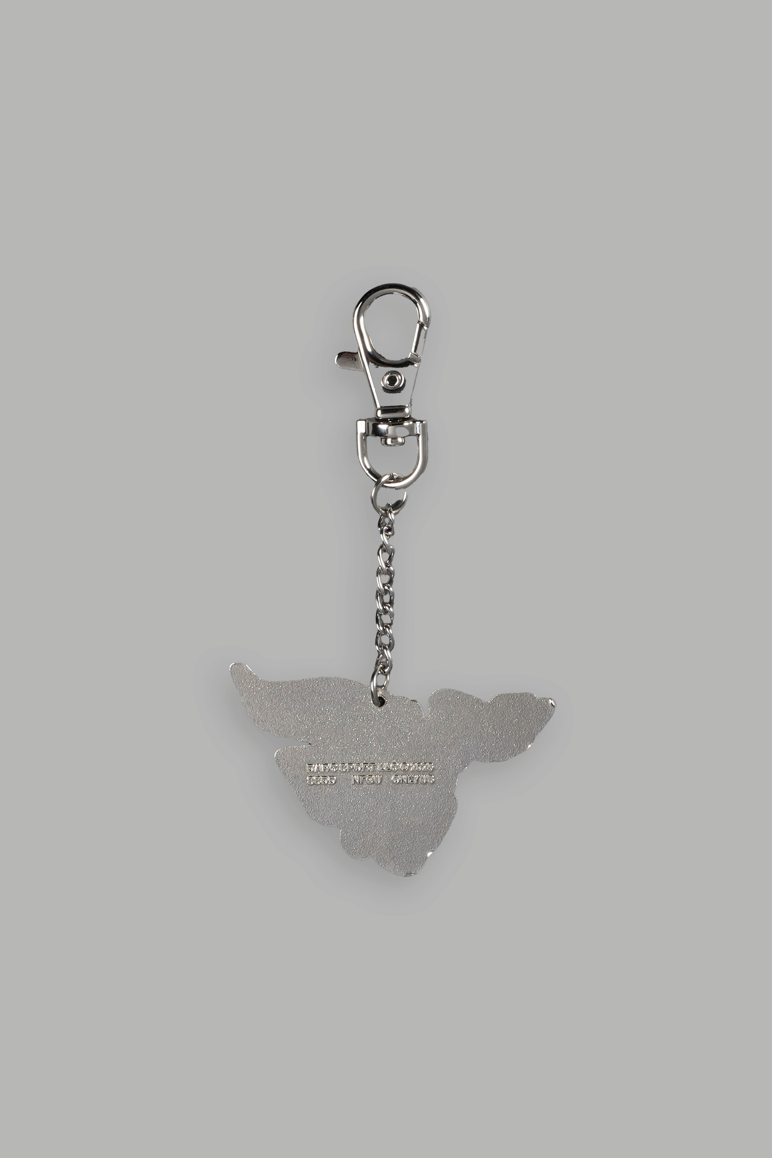 Eagle Oni Mask Keychain in Silver/Black — imagem 2