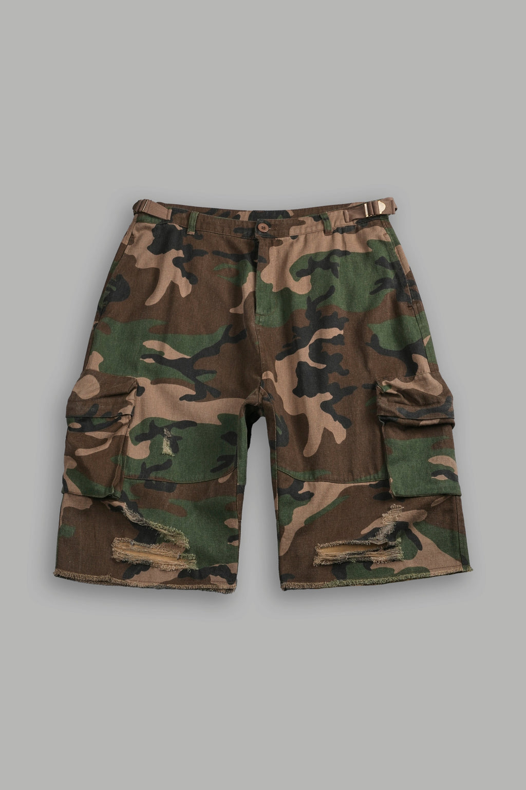 Wolf Chopper Duke Cargo Shorts in Woodland Camo - imagem 1