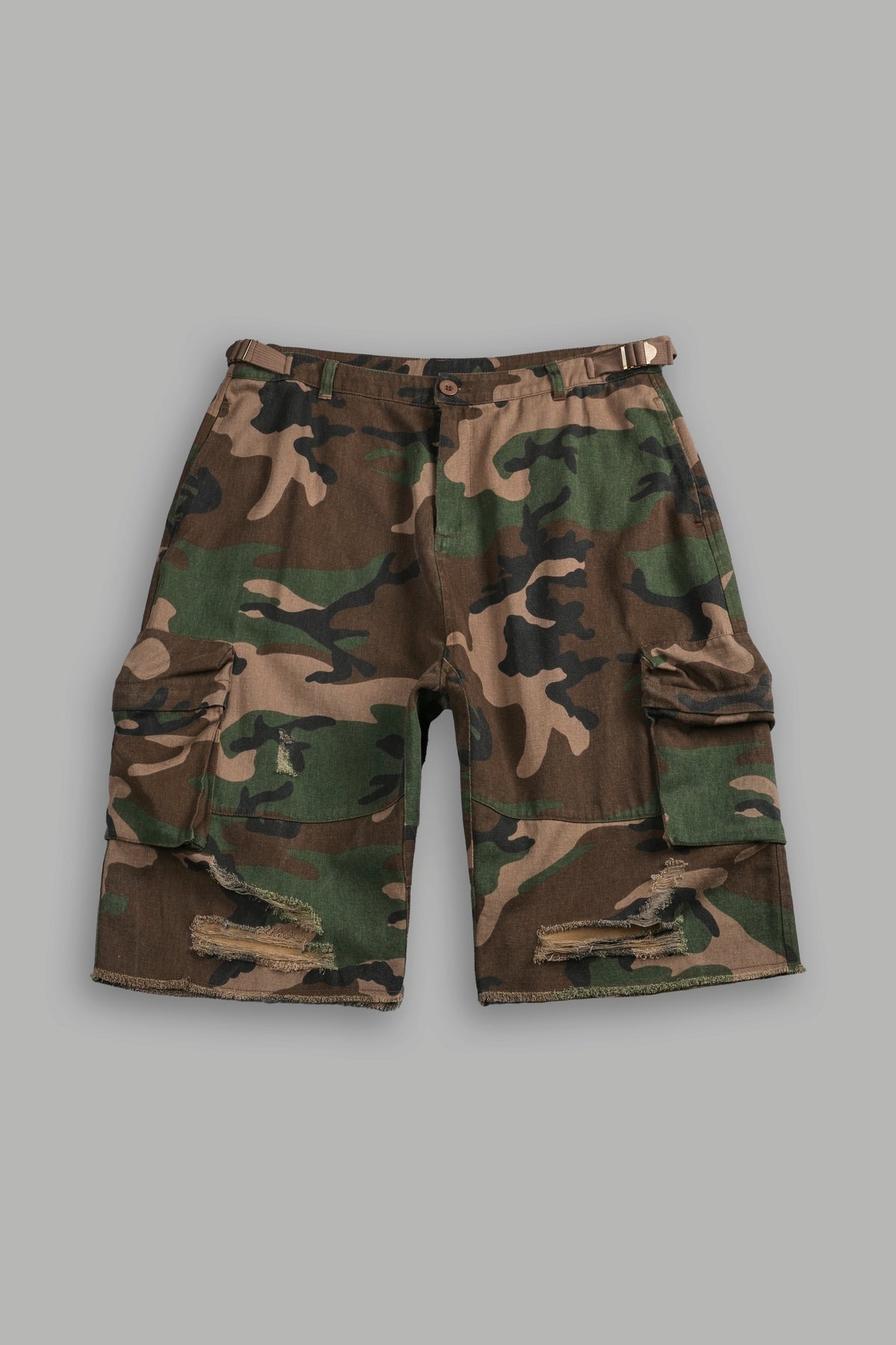 Wolf Chopper Duke Cargo Shorts in Woodland Camo - imagem 1