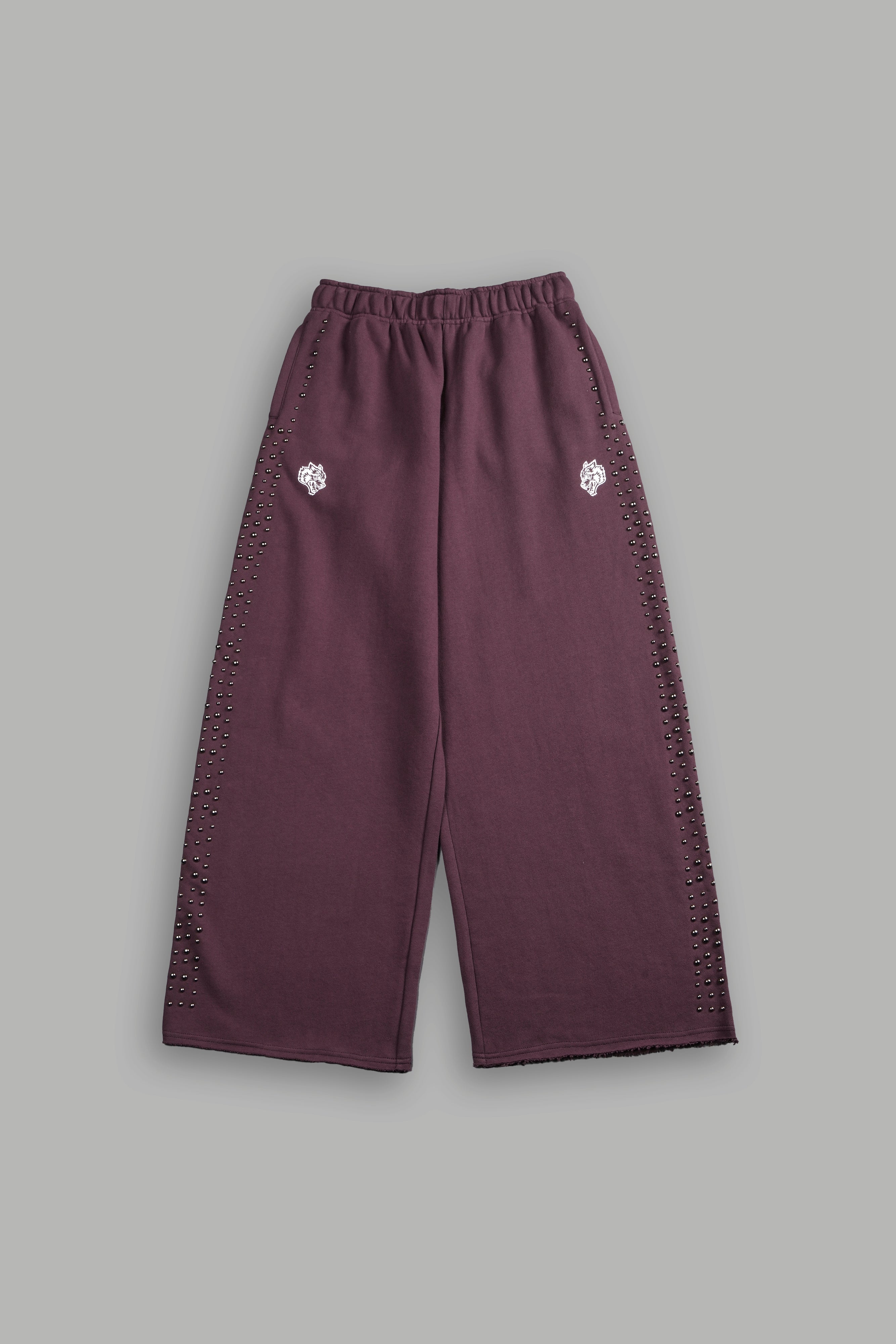 Dual Wolf Stud Durst Sweats V2 in Darc Purple — imagem 1
