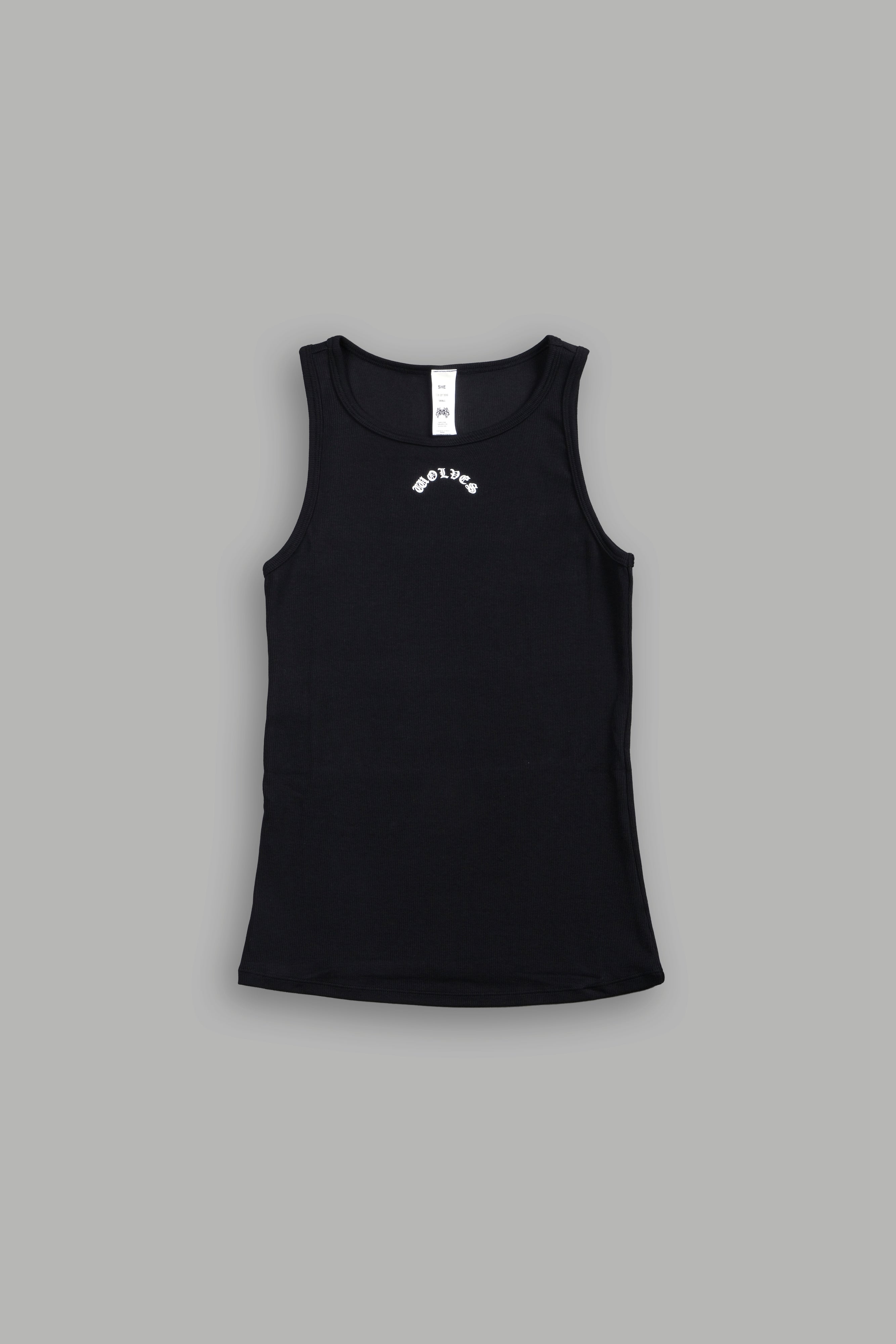 Chopper Gwen Classic Rib Tank in Black