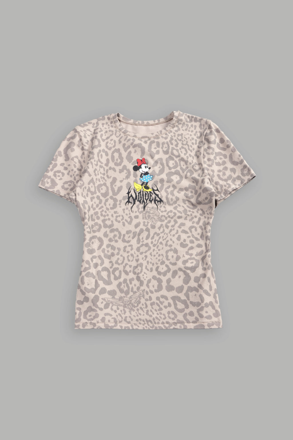 Minnie Mouse Hesh Eden Ss Tee in Clay Leopard