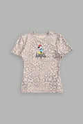 Minnie Mouse Hesh Eden Ss Tee in Clay Leopard
