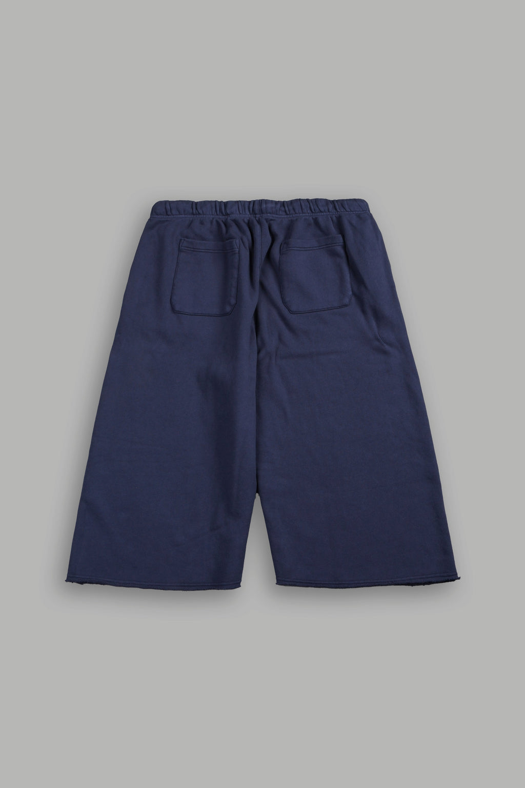Dual Wolf Capri Sweat Pants In Storm Blue