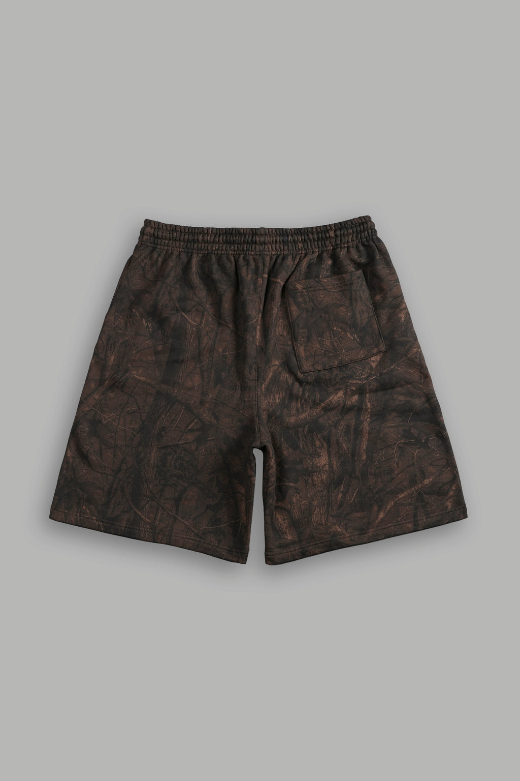 Dual Oversized Osiris Sweat Shorts in Brown Driftwood Forest Camo — imagem 3