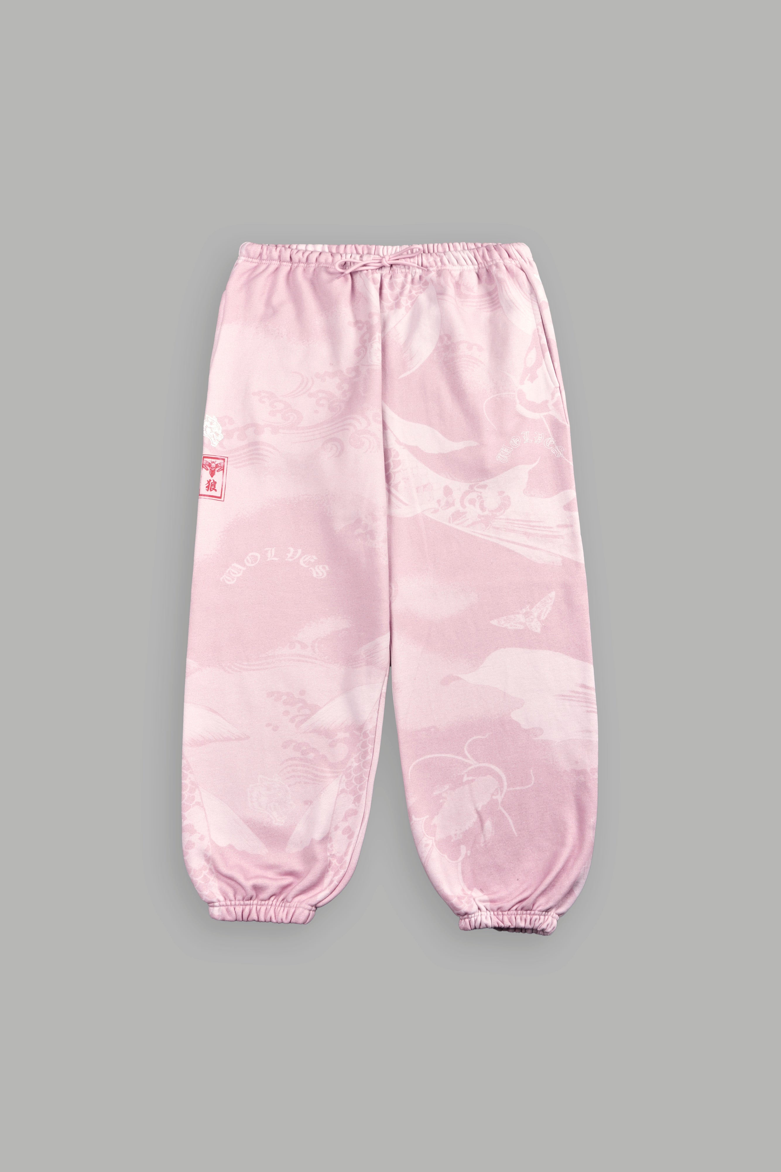 Darc Koi Lightweight Lounger Sweat Pants in Serenity Pink — imagem 8