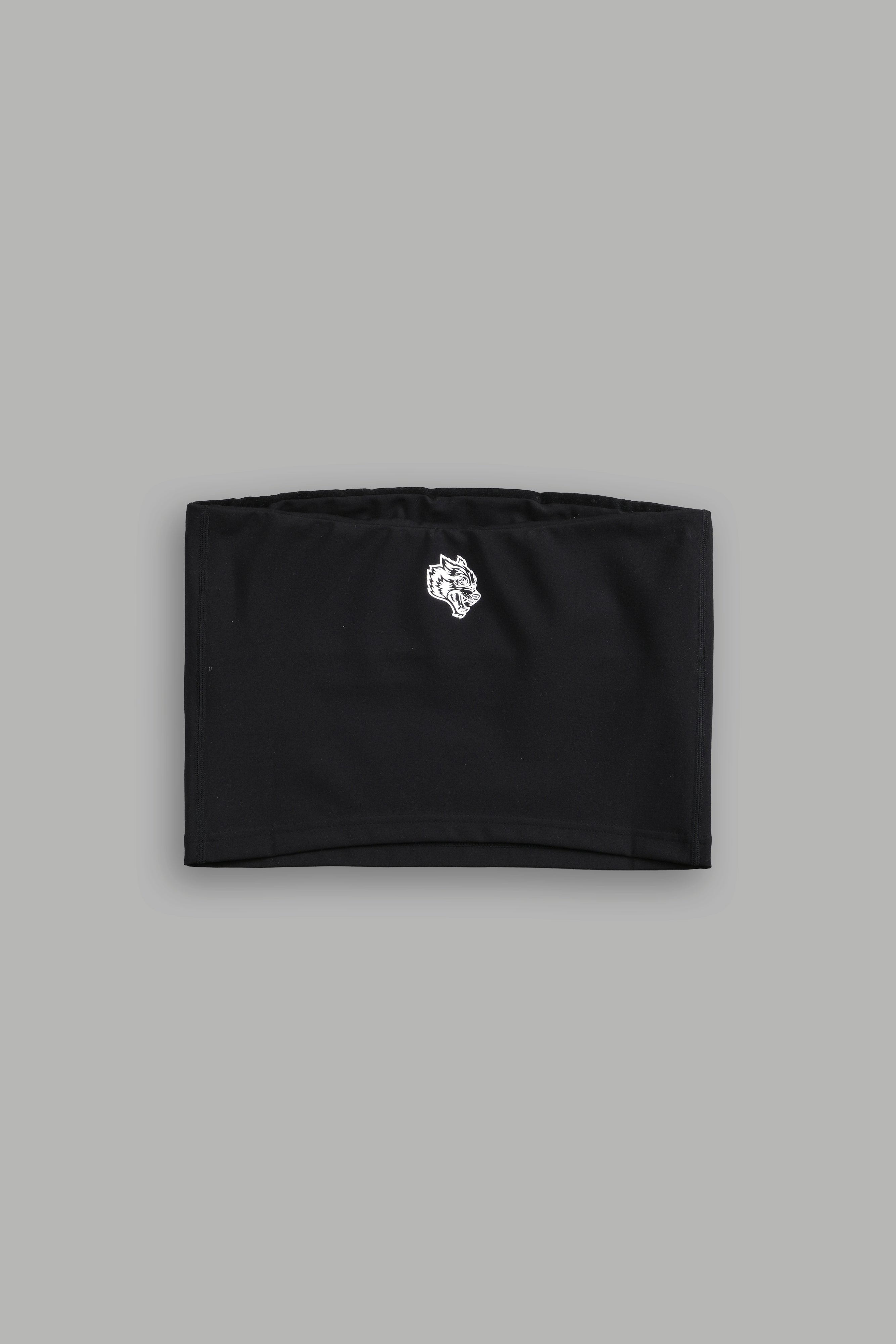 Single Wolf "Nova" Longline Bandeau Top in Black — imagem 3