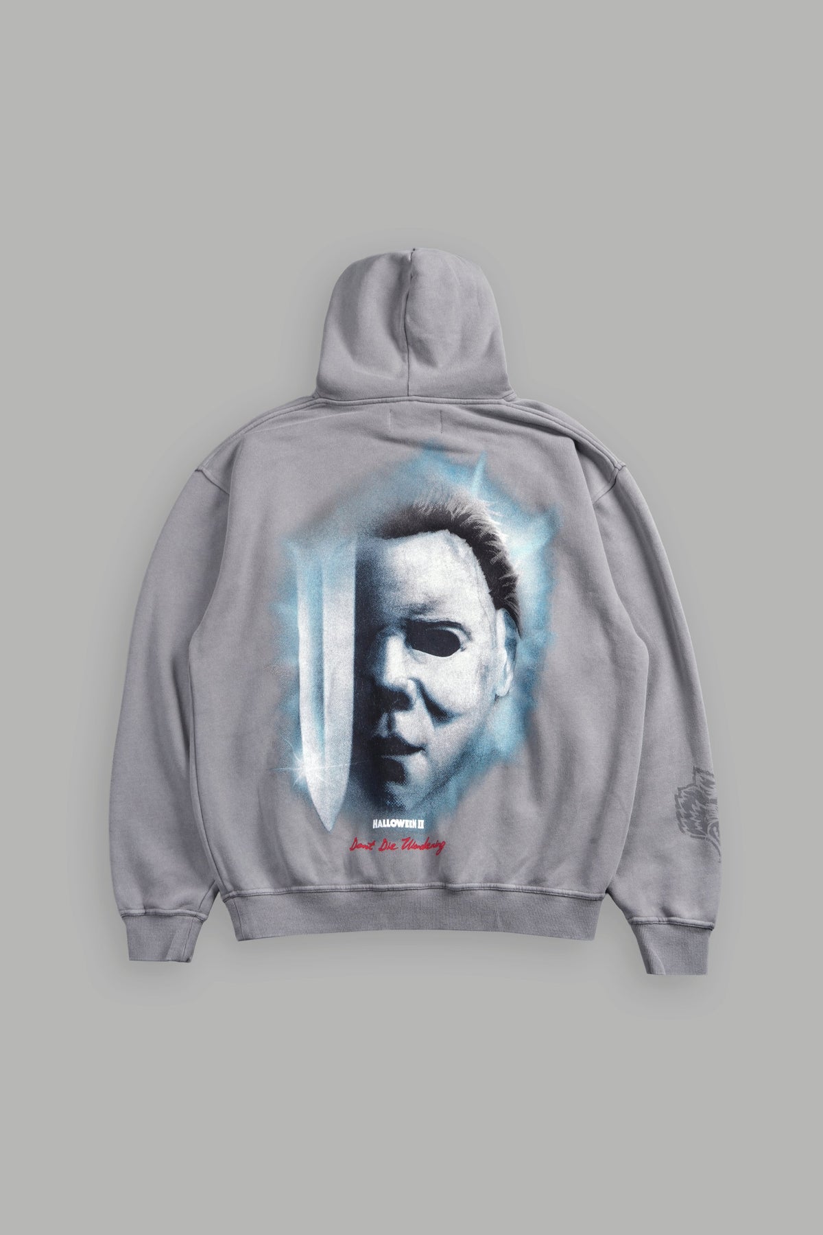 Night Blade Pierce Hoodie In Dove Gray