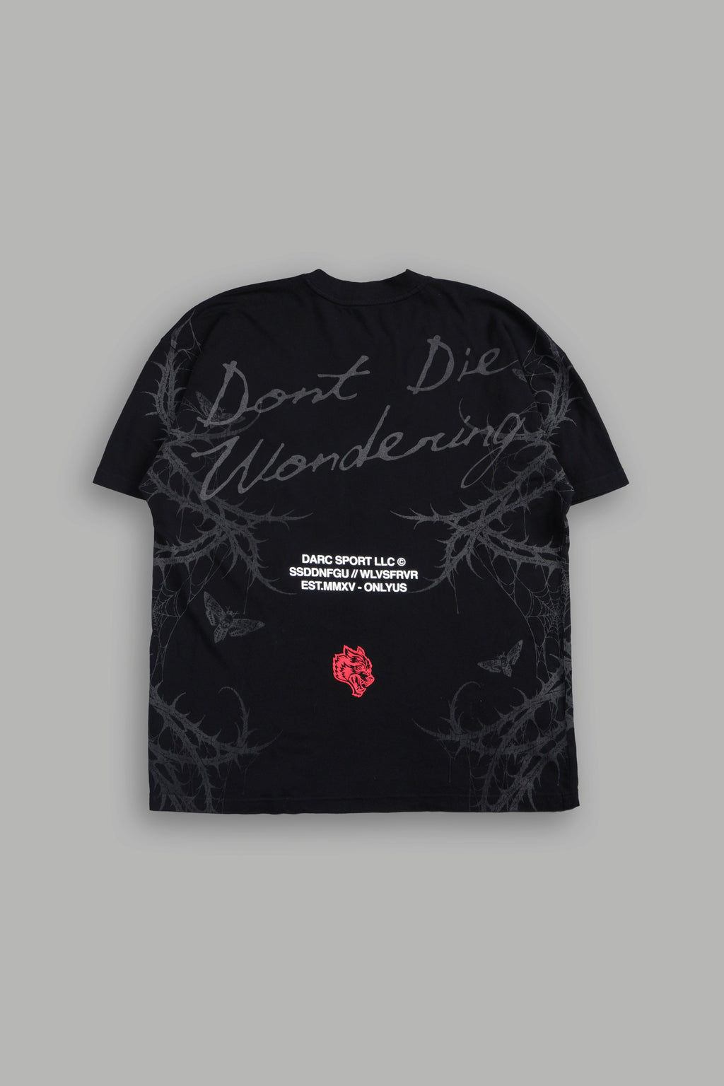Dont Die Wondering Mystery Tee In Black