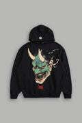 Oni Code "Pierce" Hoodie in Black - imagem 1