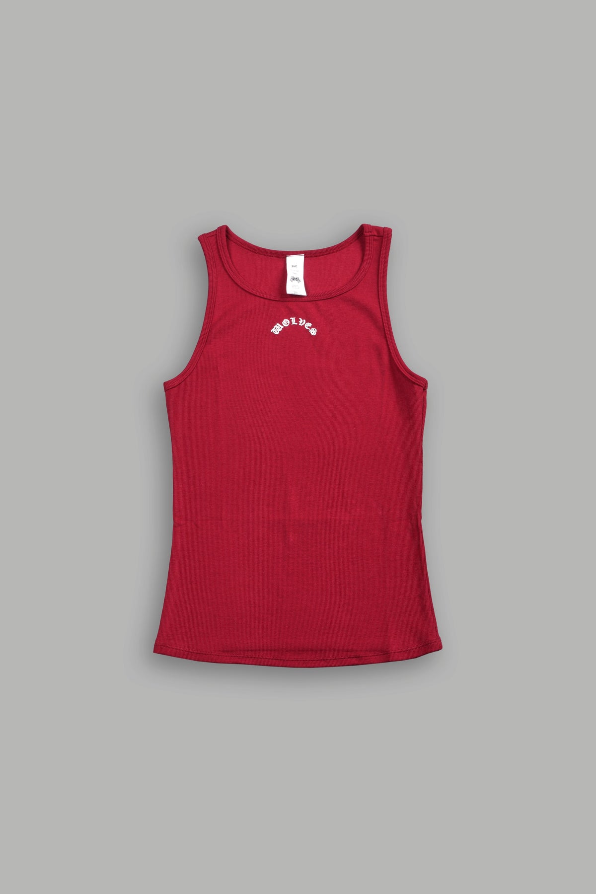 Chopper Gwen Classic Rib Tank in Carmine Red - imagem 1