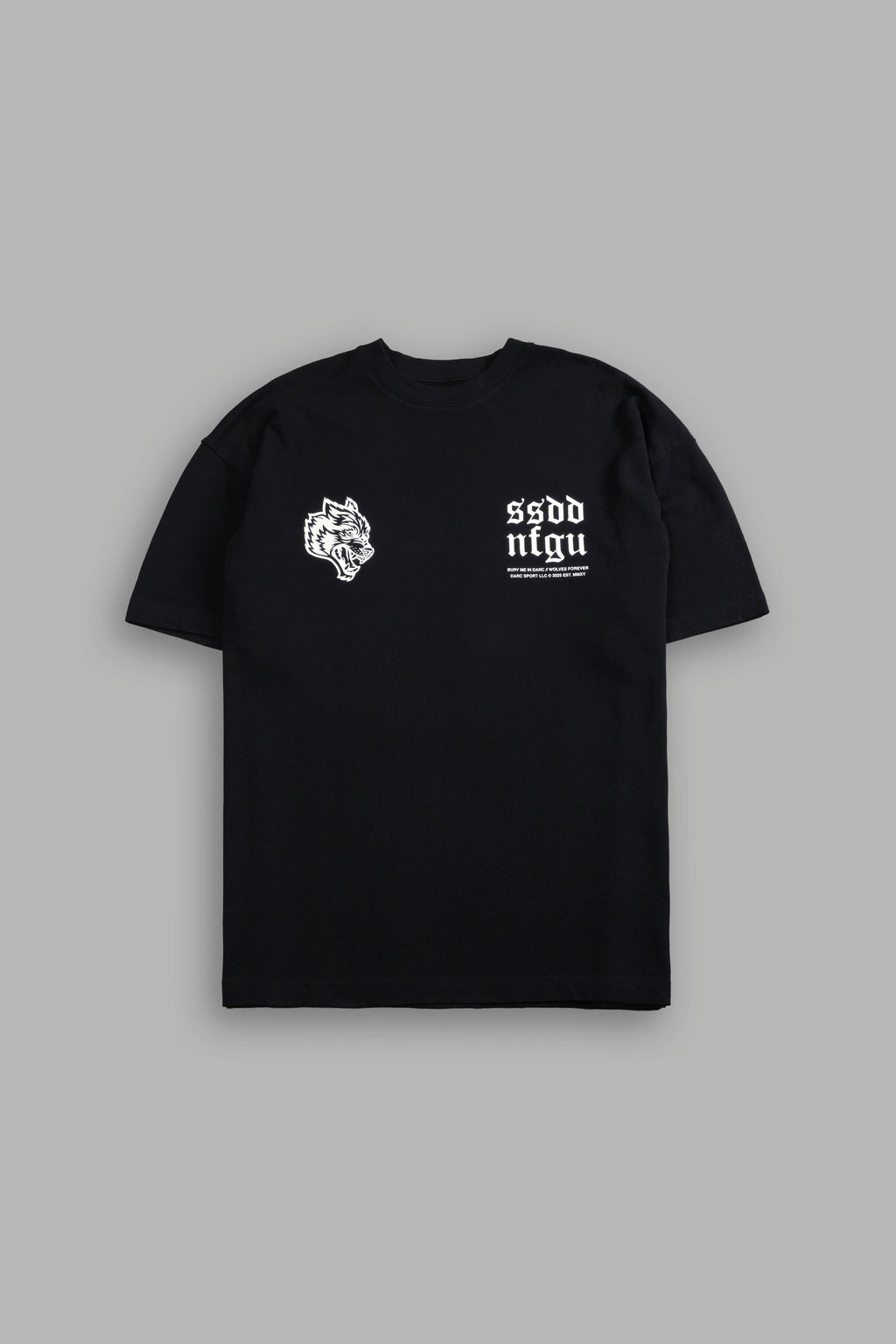 Darc Storm "Premium" Oversized Tee in Black — imagem 3
