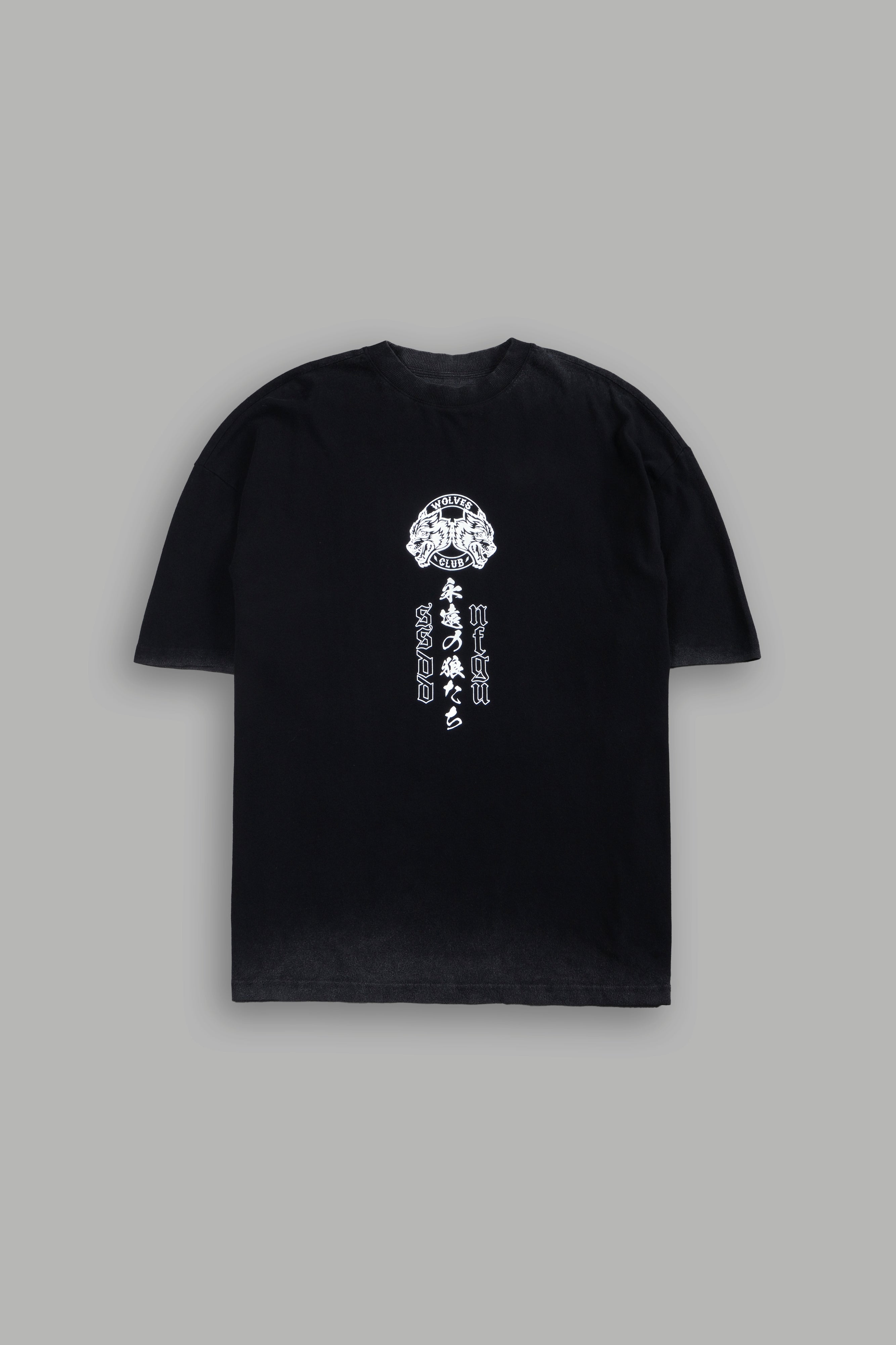 Kazoku Okami Premium Oversized Tee in Black — imagem 3