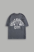 Iron Flame "Premium" Oversized Tee in Darc Heather Gray — imagem 1