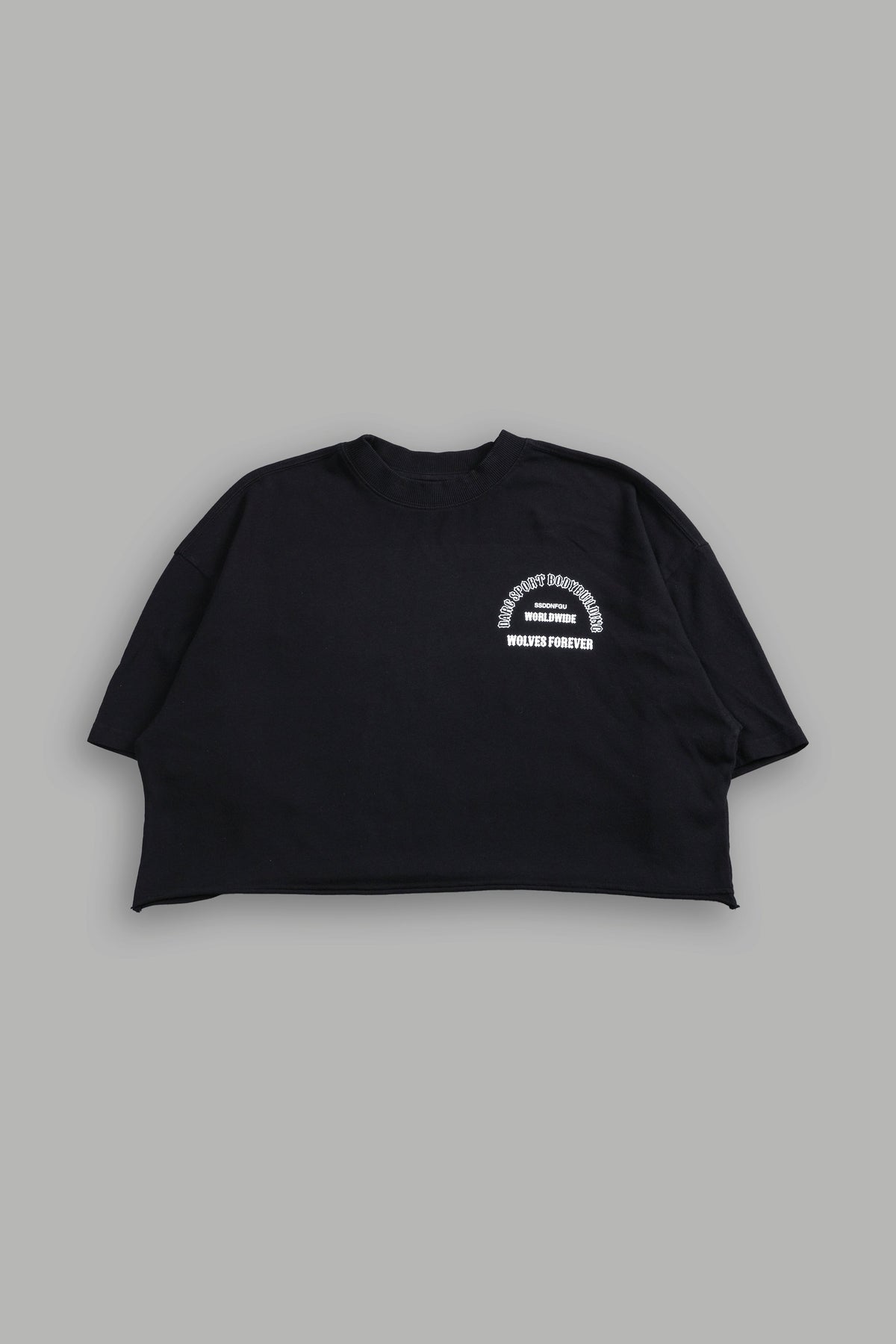 The One You Feed V2 "Premium" Oversized (Cropped) Tee in Black - imagem 2