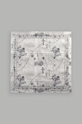 Wolves Pyramid Babushka Scarf In Ceniza Y Rosas