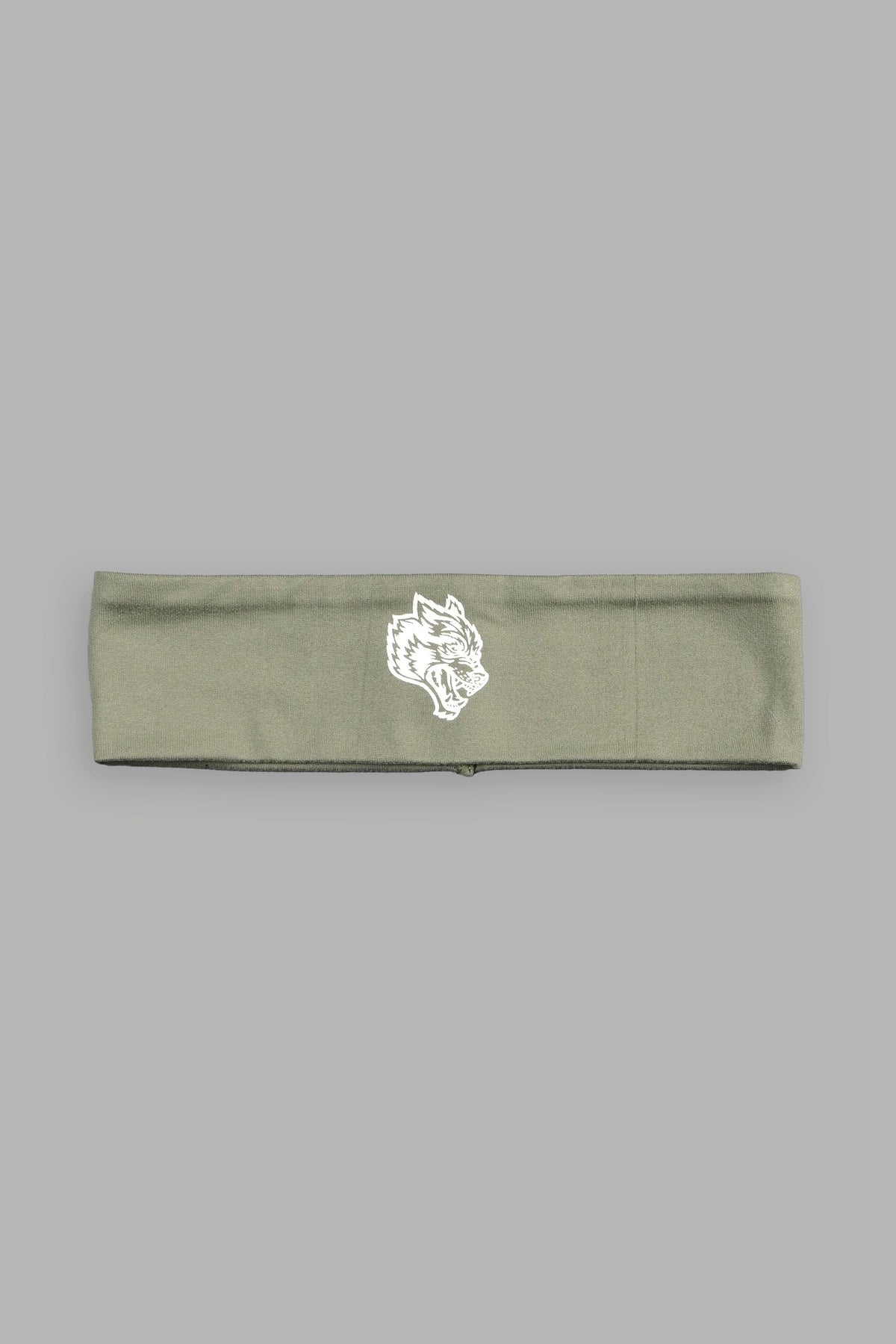 Wolf Head Wide Headband In Cactus Gray - imagem 1