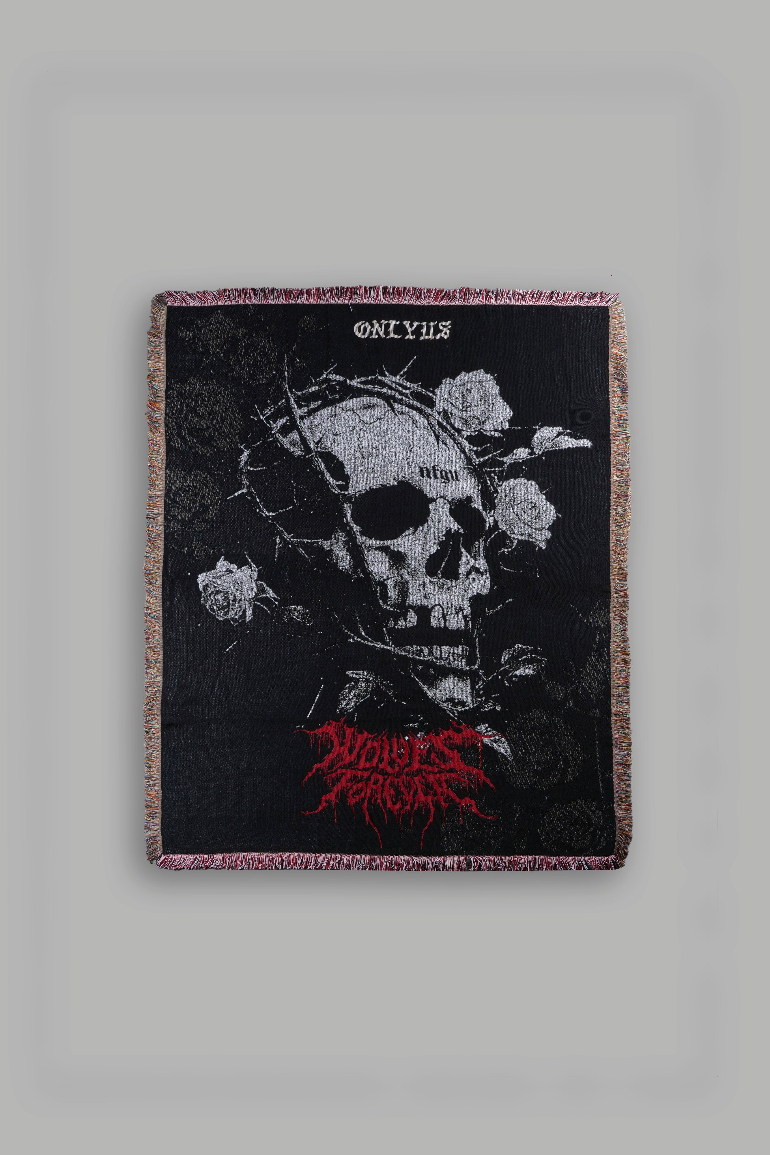 Sangre de Campeon Tapestry Blanket in Black — imagem 1