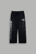 Warrior's Inferno Bigelow Sweat Pants in Black Sun Fade - imagem 1