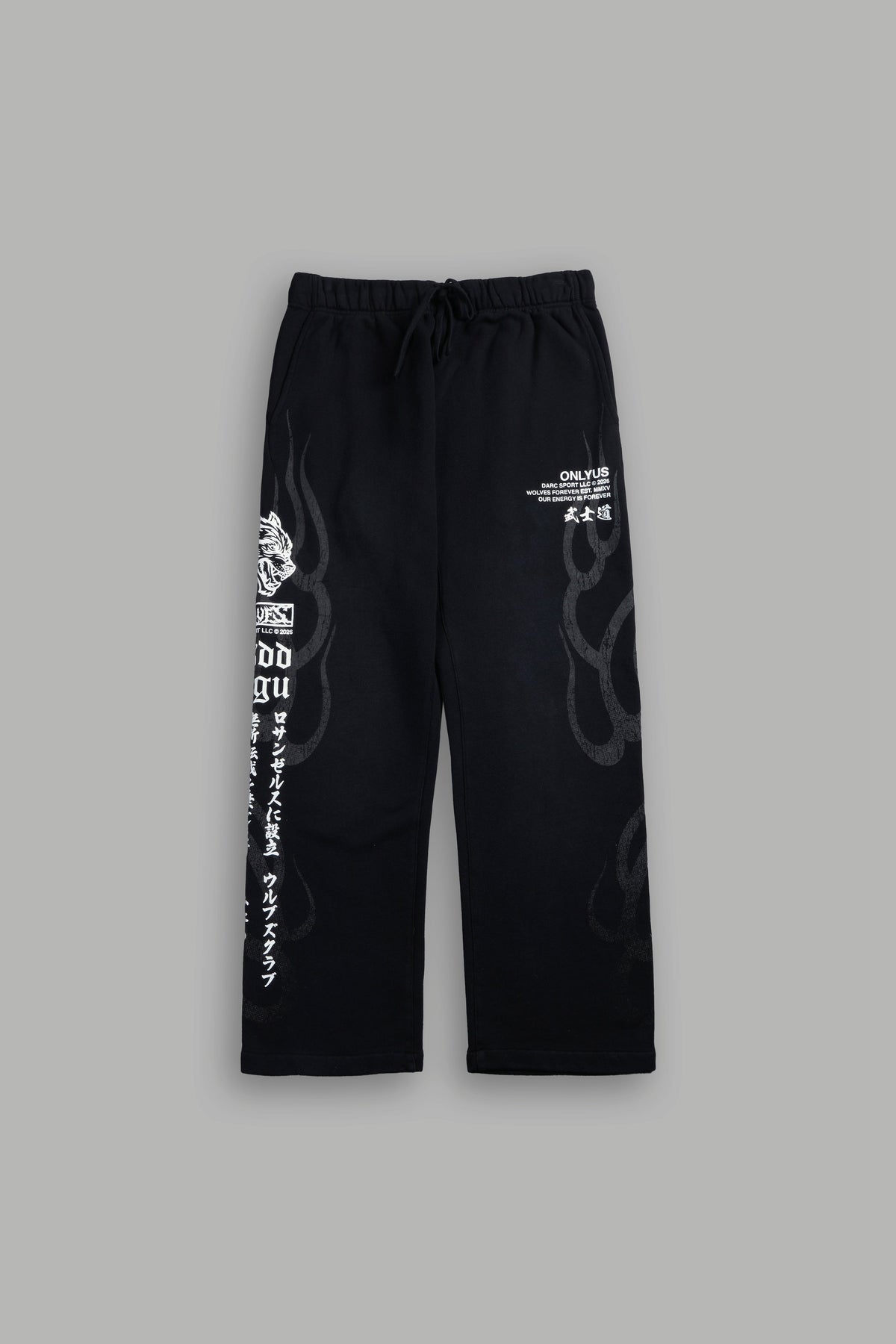 Warrior's Inferno Bigelow Sweat Pants in Black Sun Fade - imagem 1