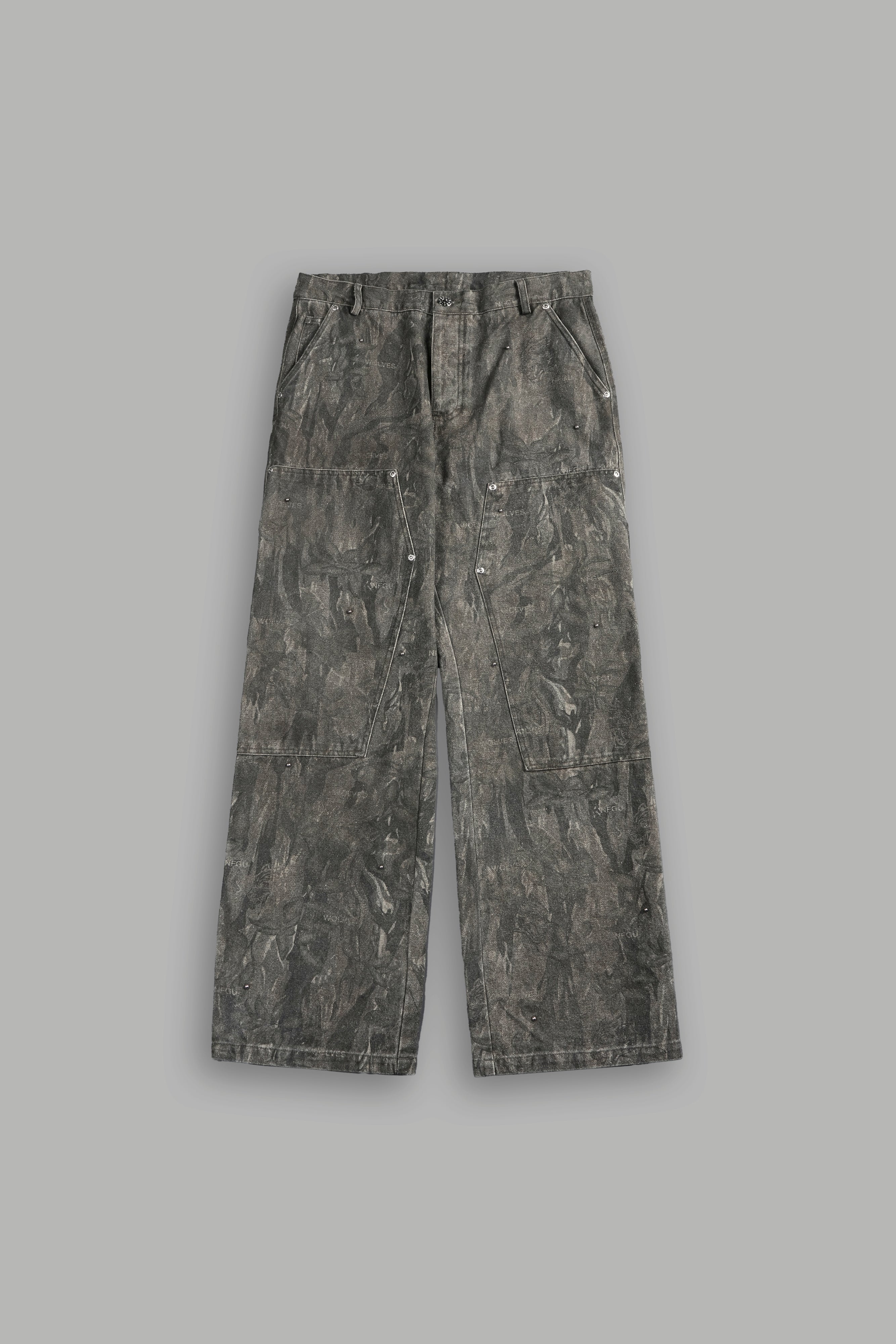 Studded Wolves Chopper Hoffa V2 Pants in Vintage Norse Camo — imagem 1