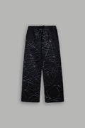 Stud Web Bigelow Sweat Pants in Black Sun Fade