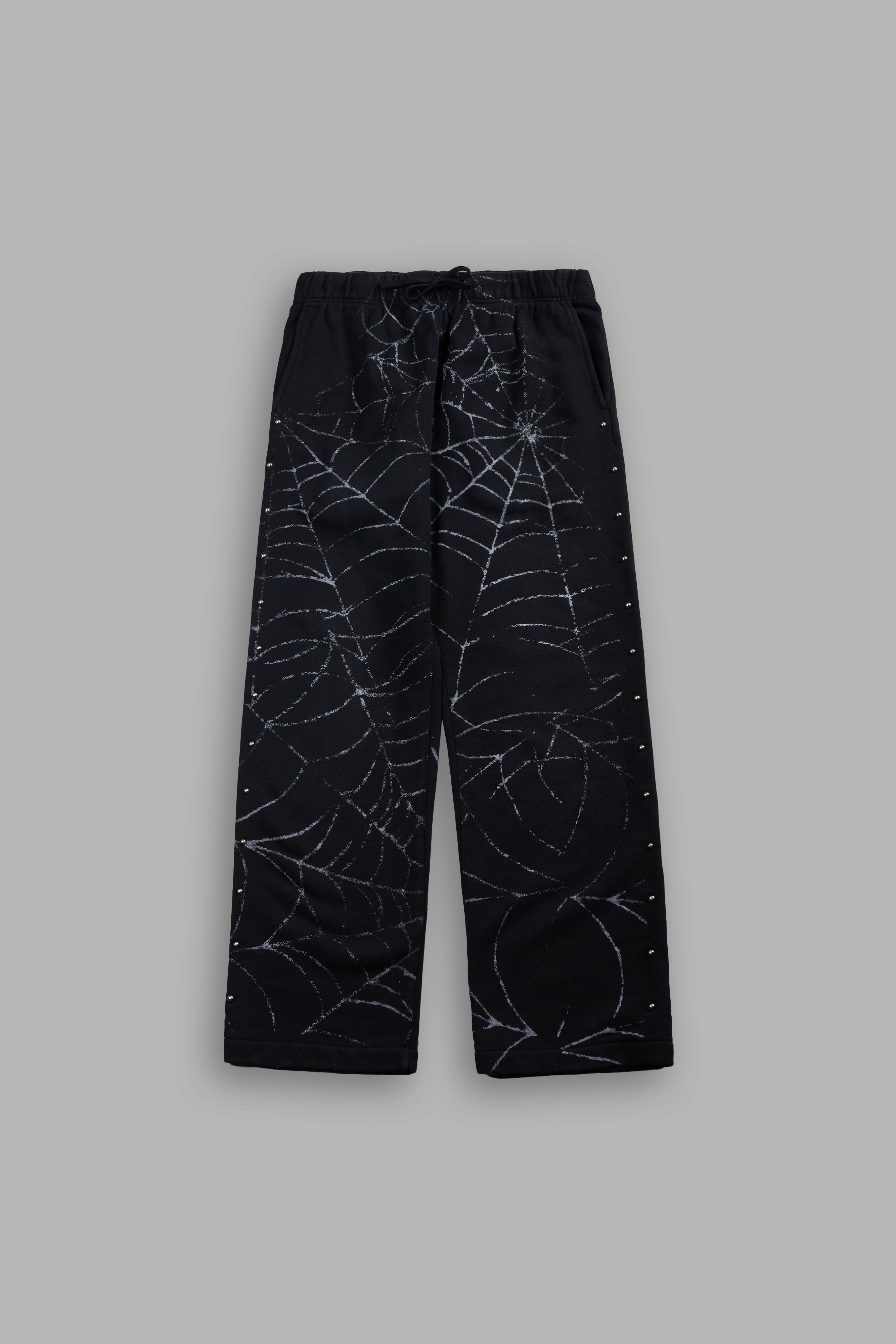 Stud Web Bigelow Sweat Pants in Black Sun Fade