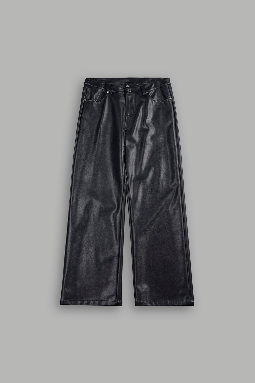 Wolf Pyramid Axel Low Rise Leather Pant In Black