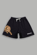 Leap Of Faith V2 Oversized Post Lounge Sweat Shorts In Black - imagem 1