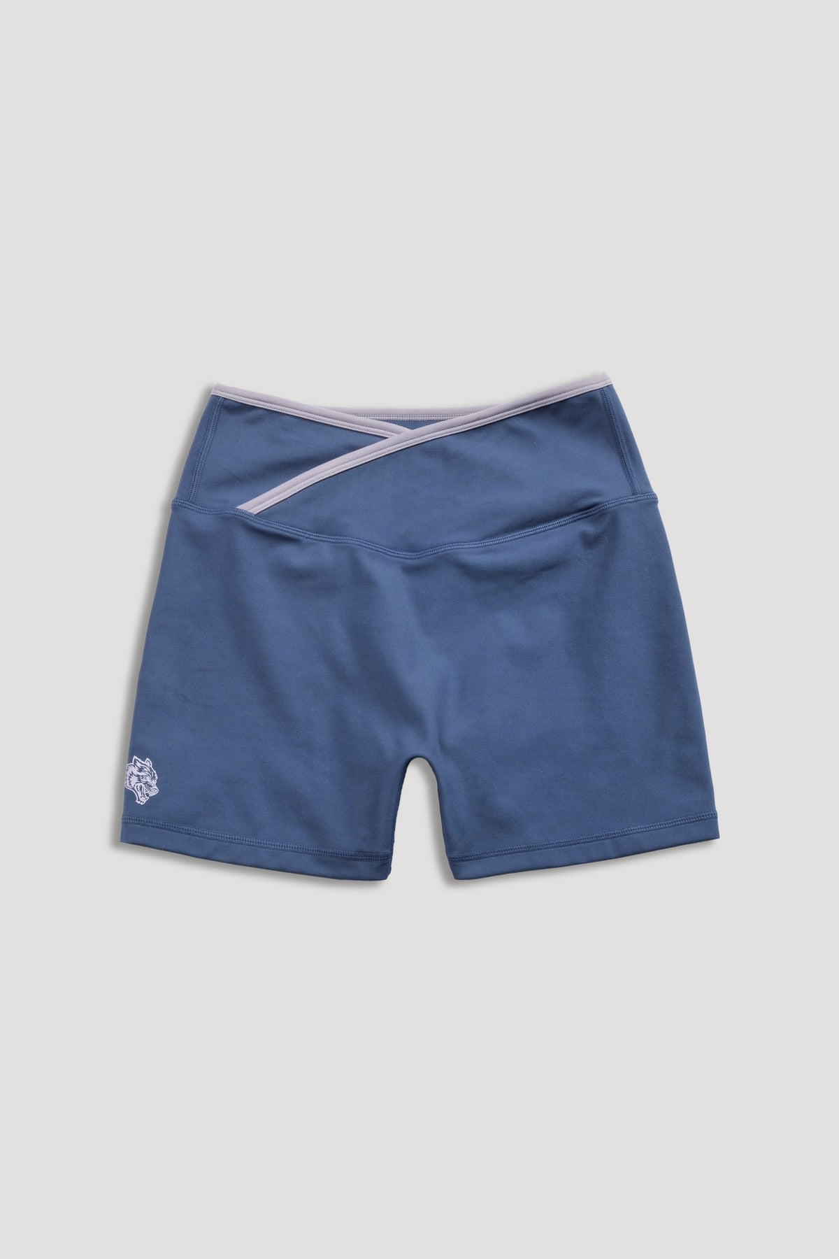 Wolf Contrast "Pearl" Energy Shorts in Washed Denim/Sport Gray — imagem 10