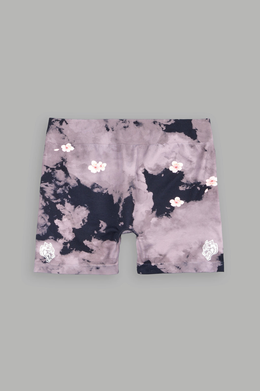 Dual Wolf Harlow Soft Seamless Shorts In Sakura Rose Taupe Clouds — imagem 7