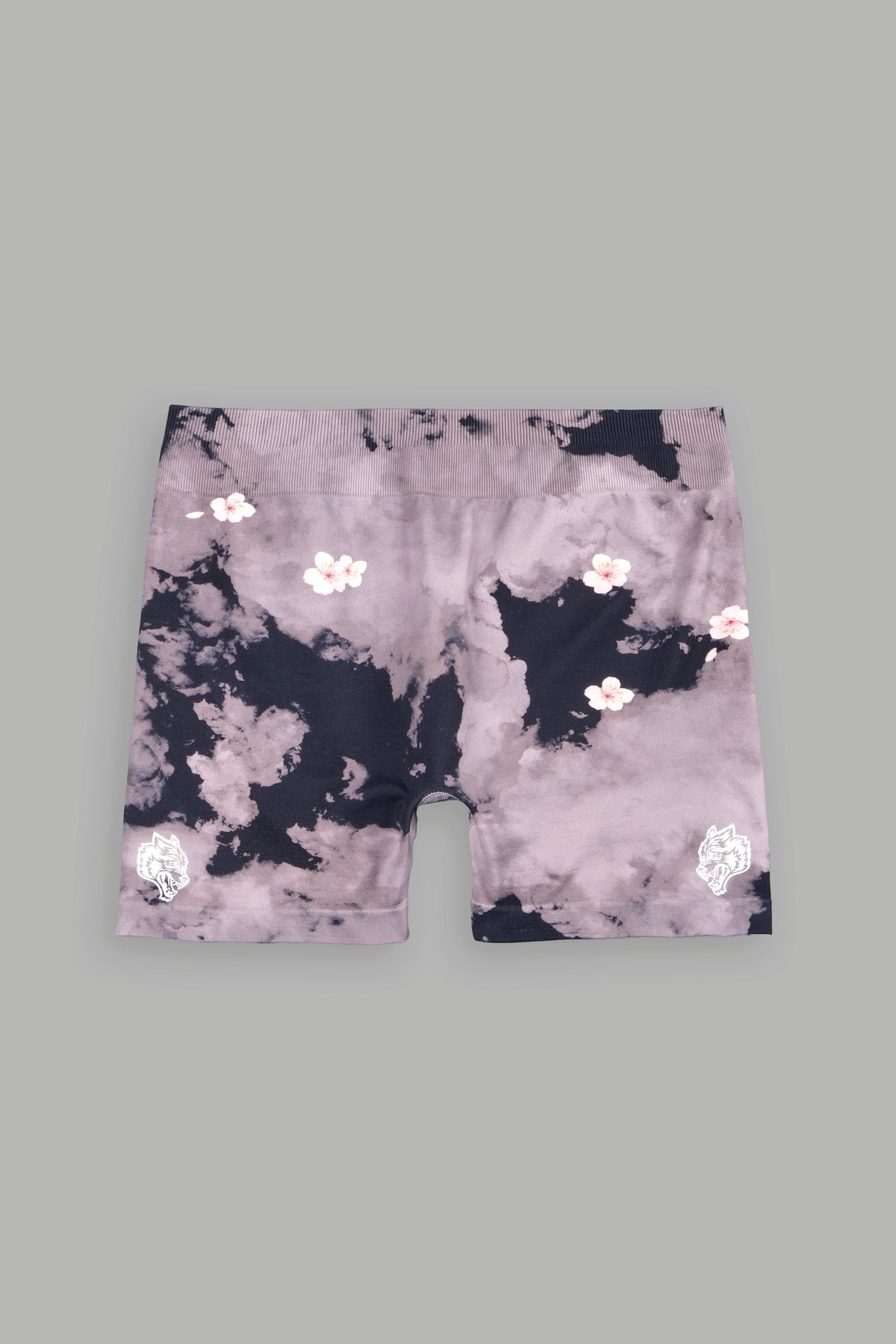 Dual Wolf Harlow Soft Seamless Shorts In Sakura Rose Taupe Clouds — imagem 7