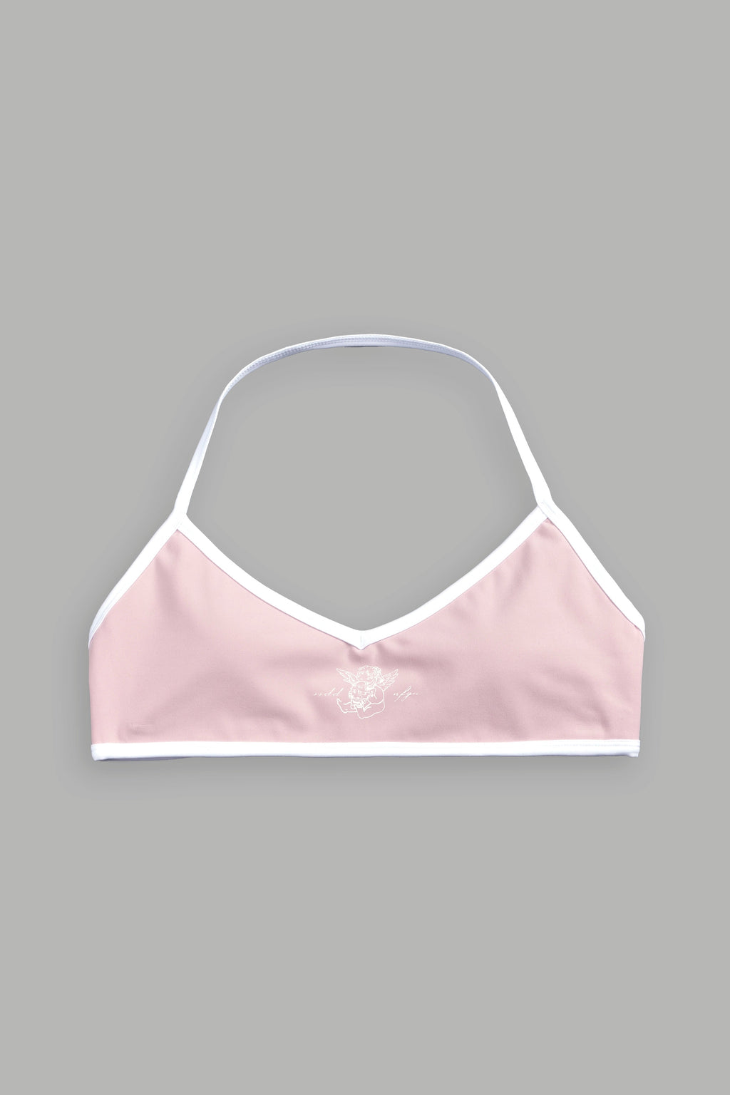 Her Pact Lana Halter Energy Bra in Cherry Blossom — imagem 7