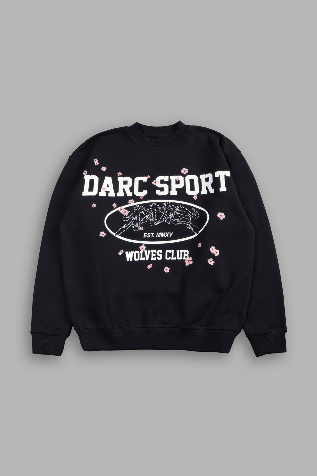 Sakura Core London Crewneck in Black — imagem 5