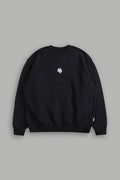Wolf Head London Crewneck in Black