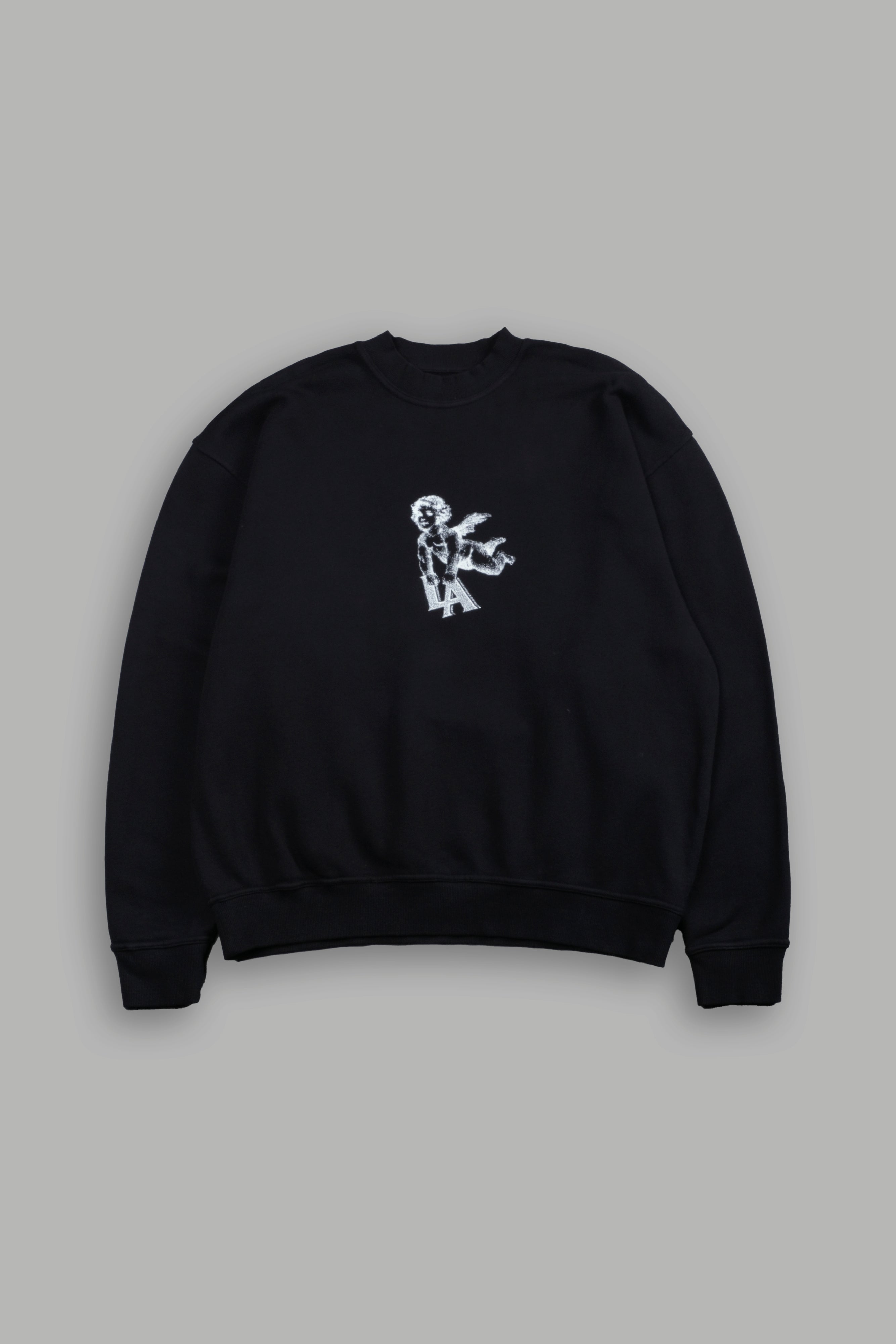 La Cherub London Crewneck in Black — imagem 3