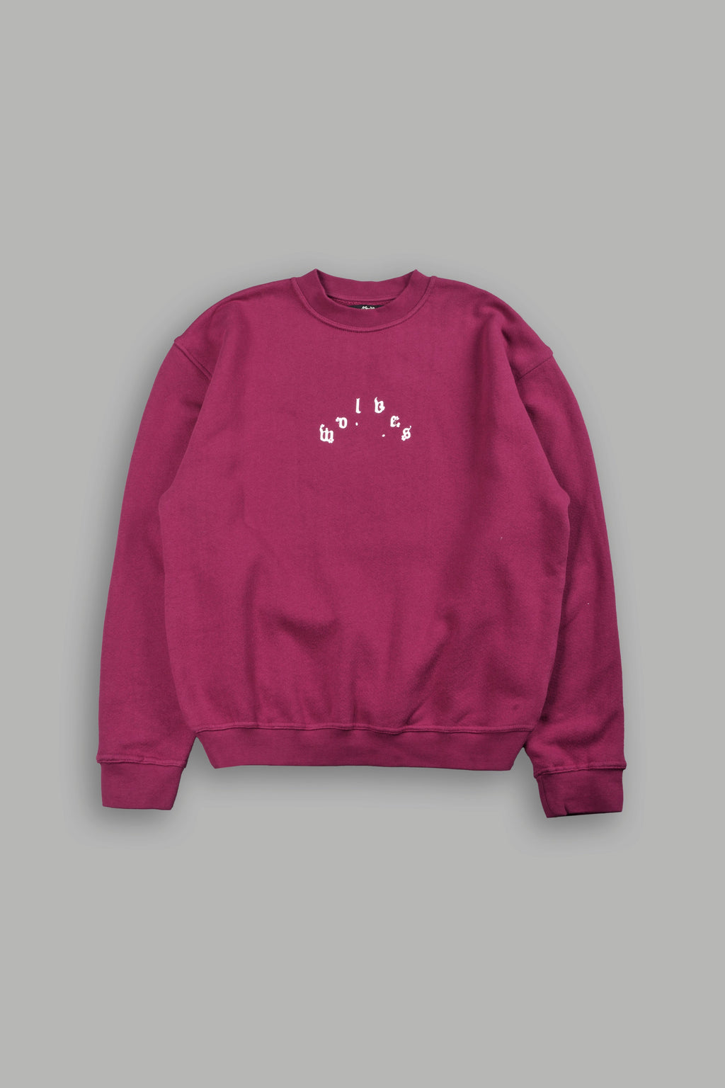 Sakura Pyramid Premium London Crewneck In Deep Raspberry — imagem 5