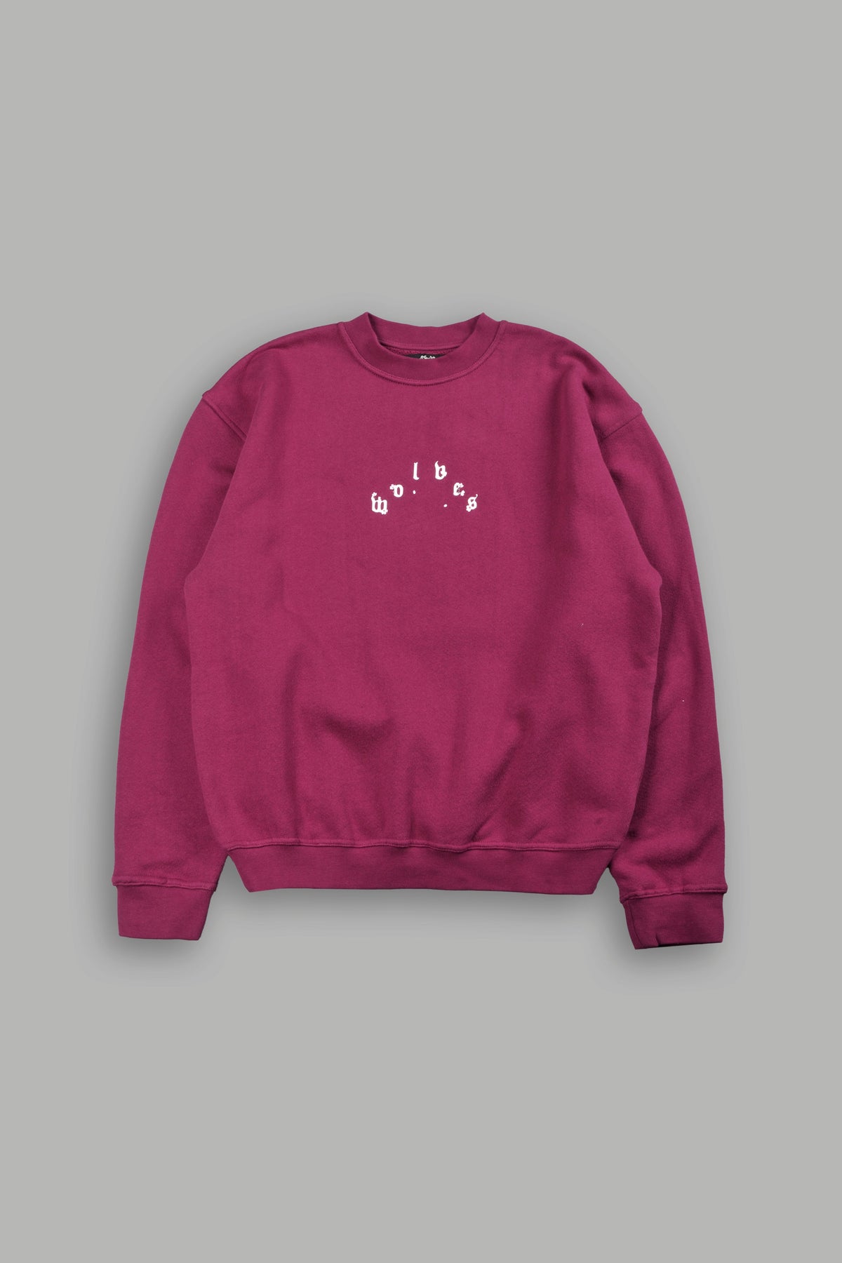 Sakura Pyramid Premium London Crewneck In Deep Raspberry — imagem 5
