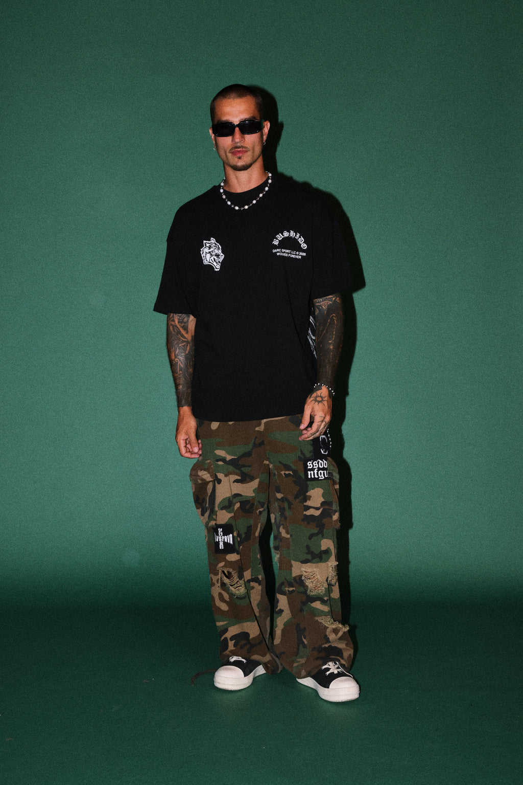 Shutendoji Premium Oversized Tee in Black — imagem 5