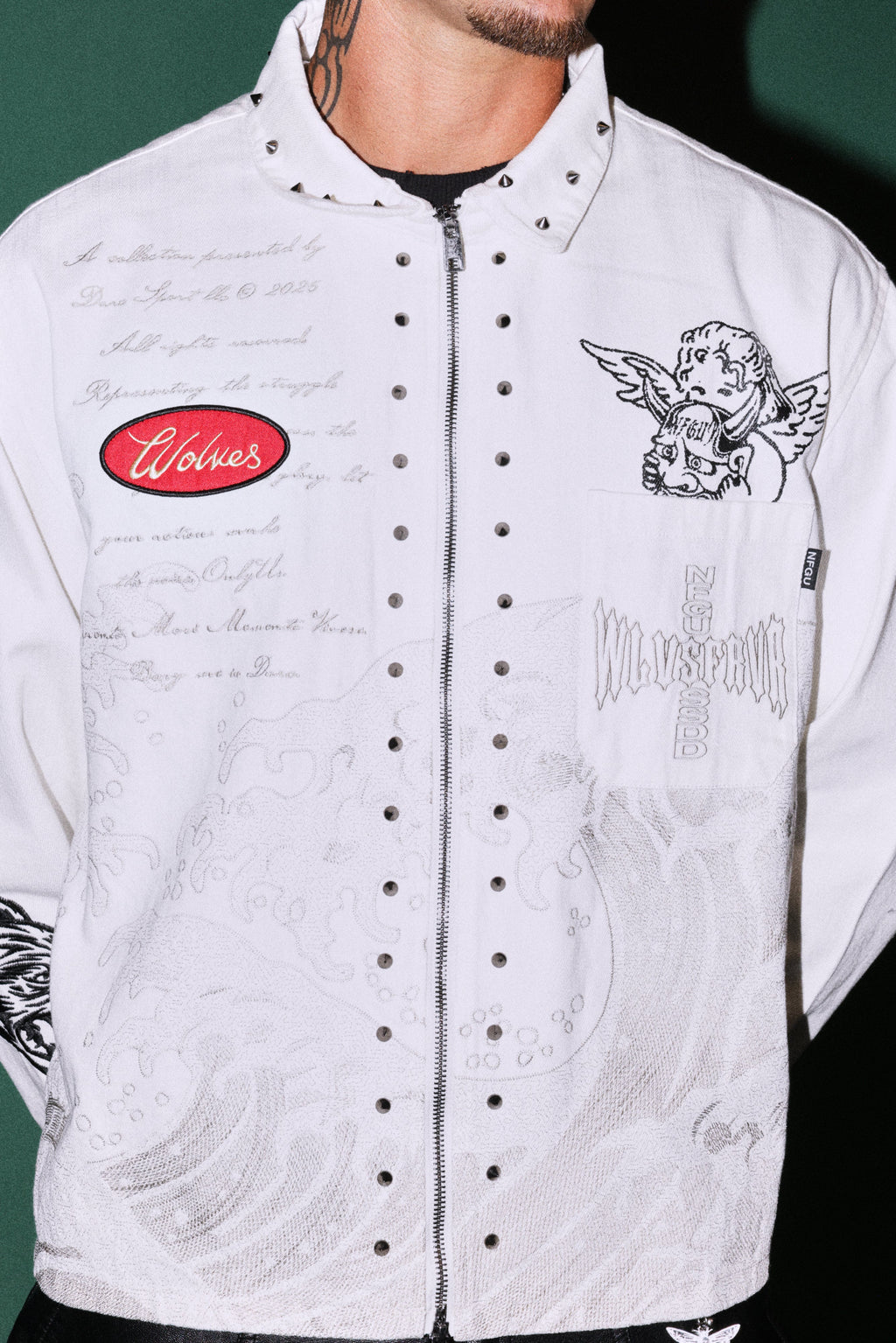 Great Wave Ls Vince Shirt in Cream — imagem 8
