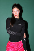 She Wolf Code Energy Zip Ls Layer in Black — imagem 1