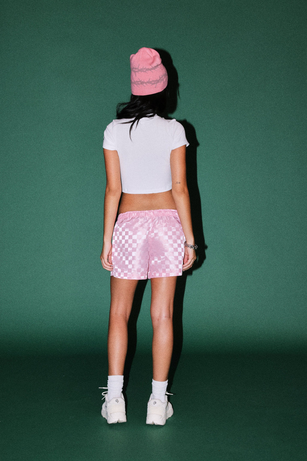 Dual Wolf Roxie Run Shorts in Cherry Blossom — imagem 6