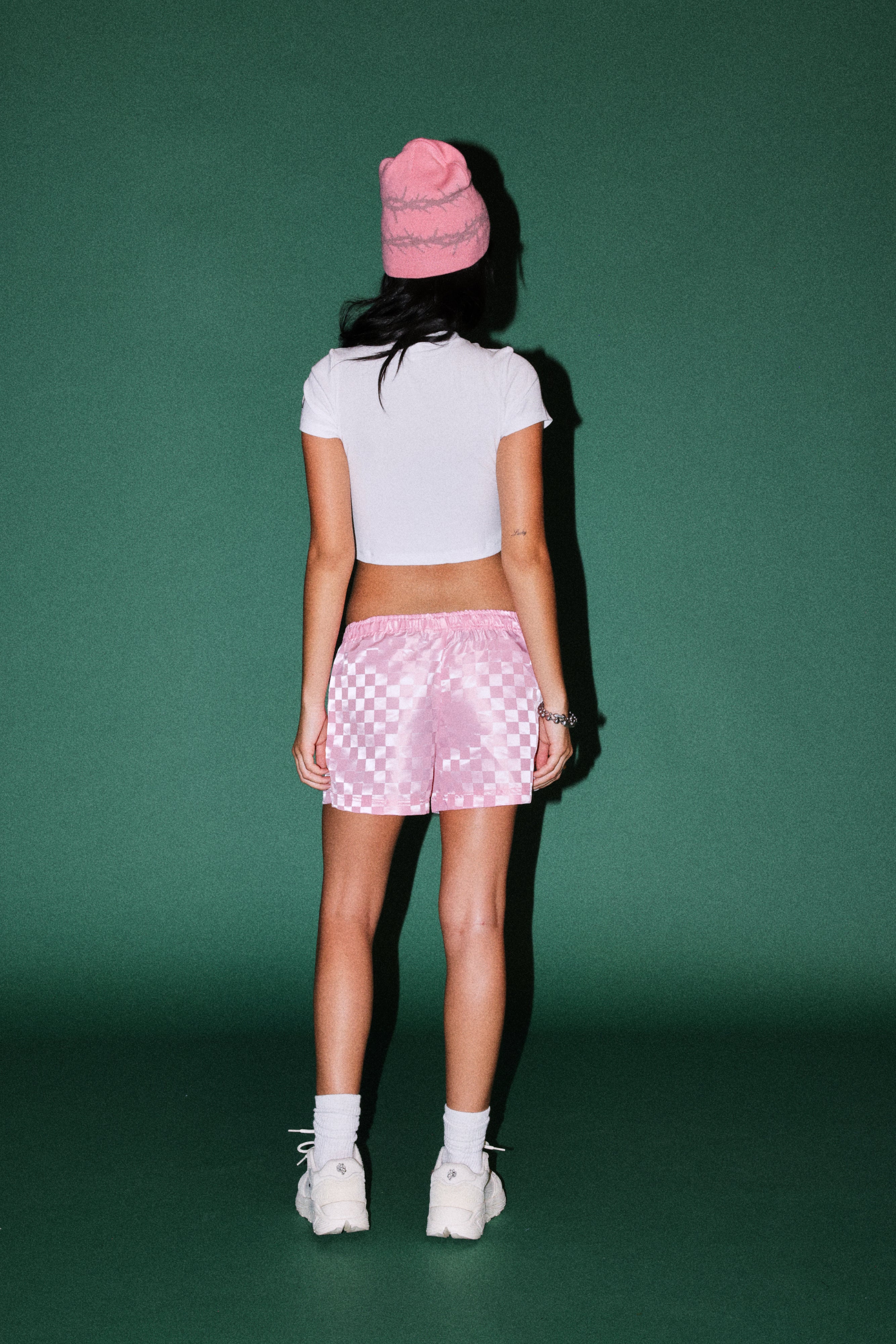 Dual Wolf Roxie Run Shorts in Cherry Blossom — imagem 6