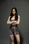 Single Wolf "Everson Seamless" Sports Bra in Cipher Purple Serpent - imagem 1