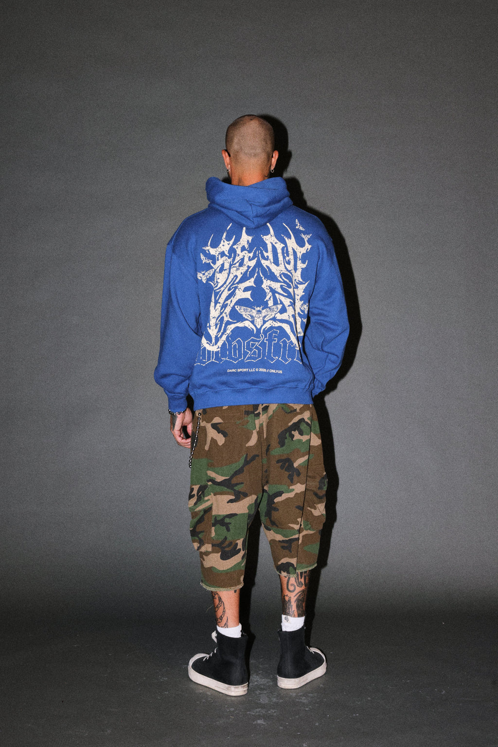 Ssddnfgu Hesh Pierce Hoodie in Darc Cobalt — imagem 6
