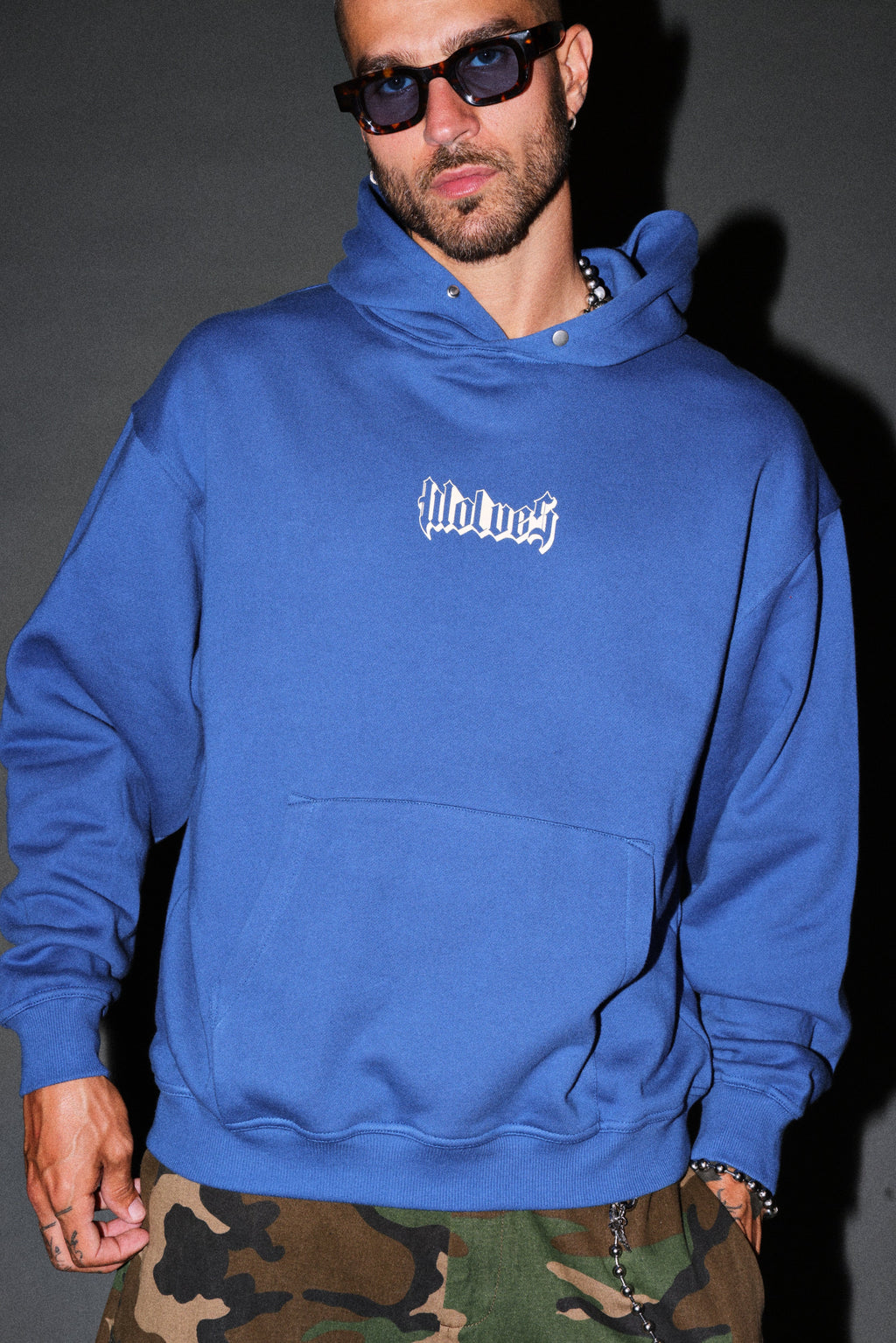 Ssddnfgu Hesh Pierce Hoodie in Darc Cobalt — imagem 7