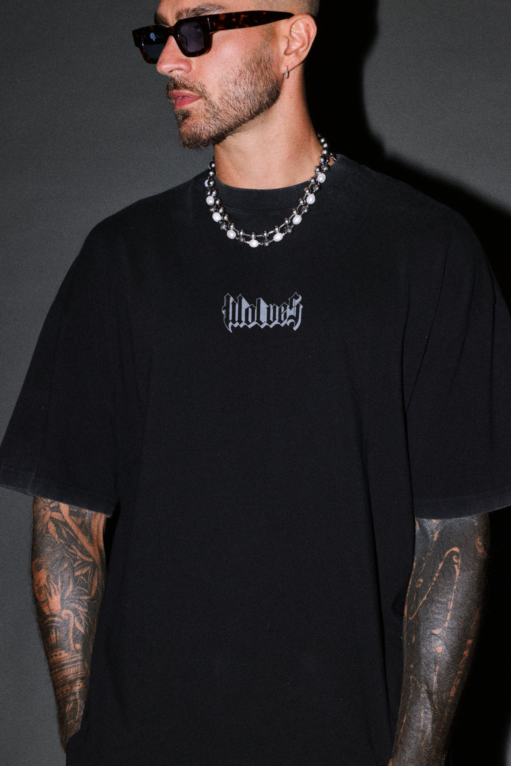 Ssddnfgu Hesh Premium Oversized Tee in Black — imagem 6