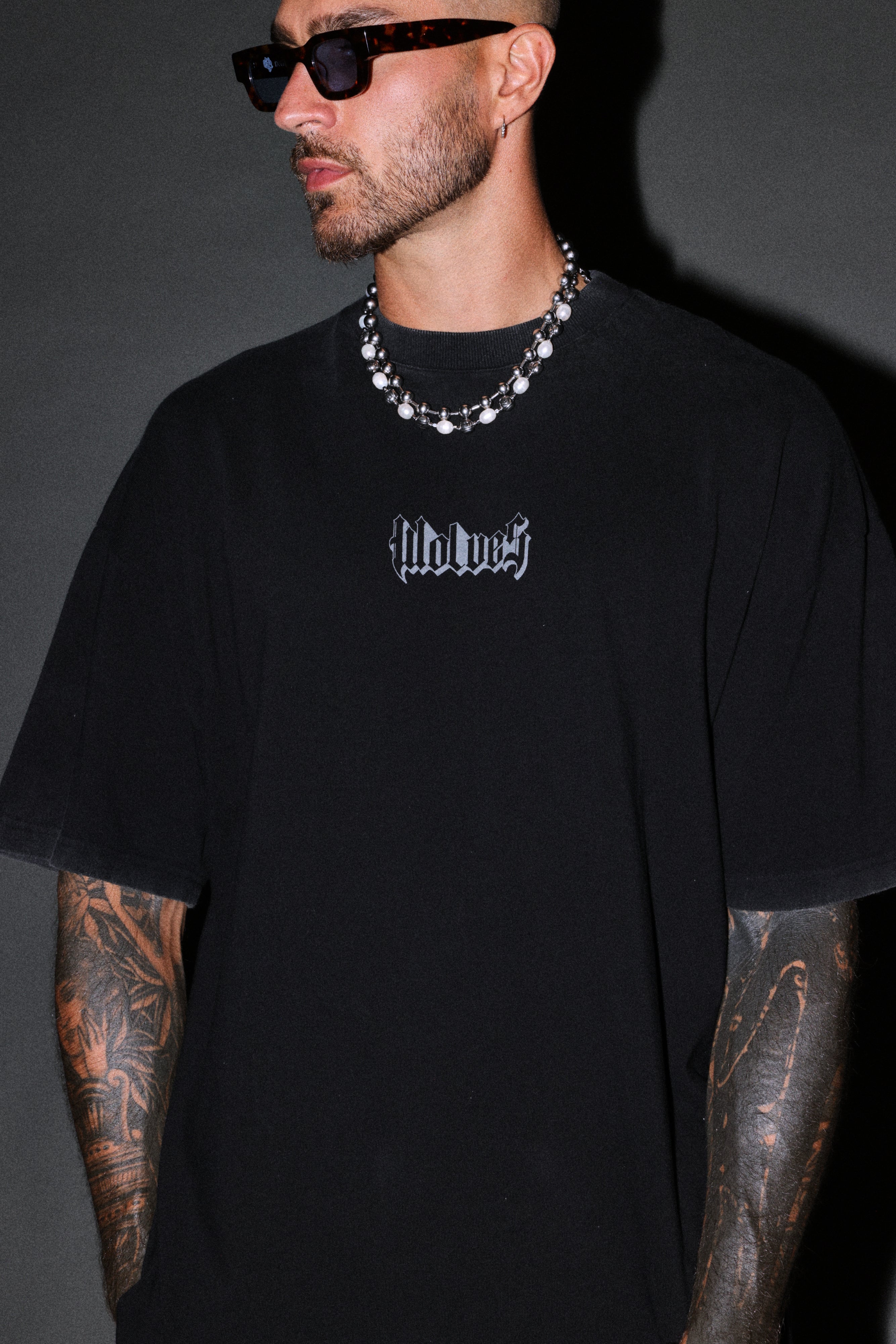 Ssddnfgu Hesh Premium Oversized Tee in Black — imagem 6