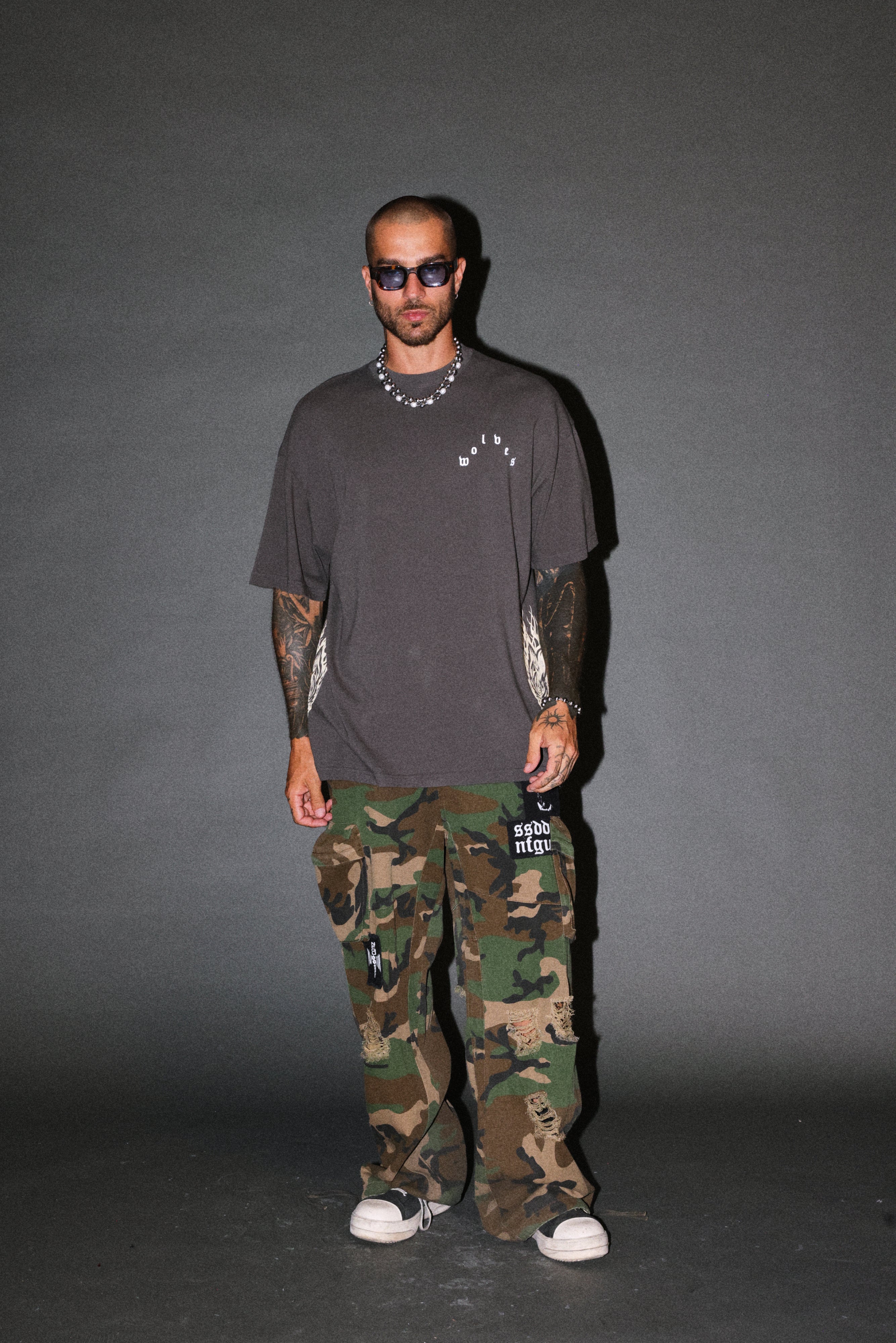 Lineage Frvr Premium Oversized Tee in Wolf Gray — imagem 5