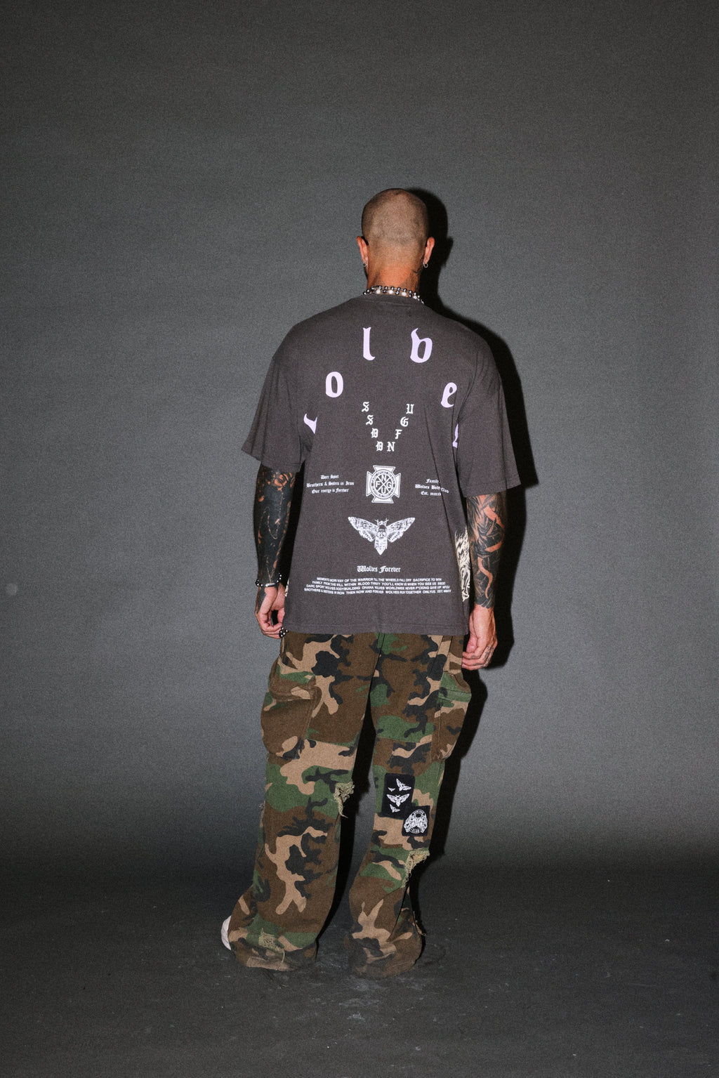 Lineage Frvr Premium Oversized Tee in Wolf Gray — imagem 6